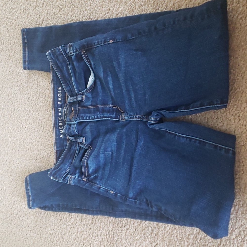 American Eagle 2 Long Super Hi Rise Jegging Denim Skinny Jeans